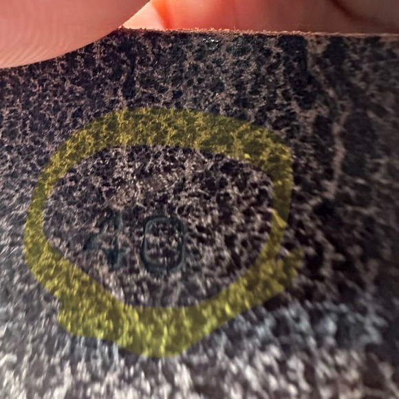 Vintage Nautica Black Belt Genuine Leather Size 40 Tone "NAUTICA" - Picture 5 of 5